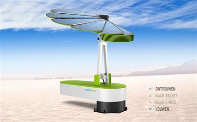 Als Een Bloem Open En Dicht Dit Zonnepaneel Eco Logisch Webshop